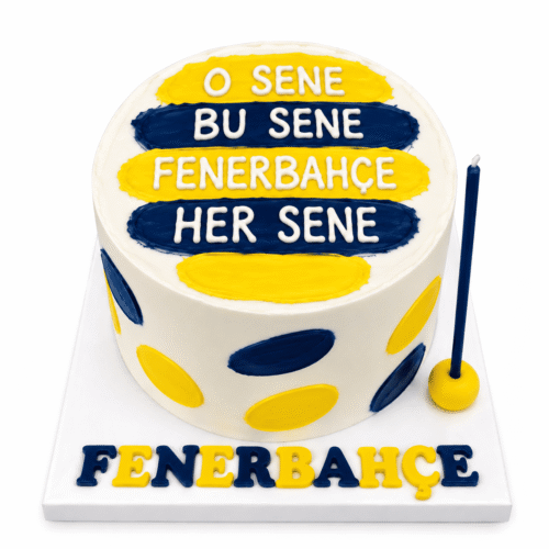 Fenerbahçe Taraftar Doğum Günü Pastası