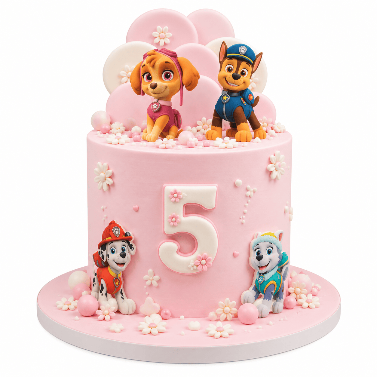Paw Patrol Temalı 1 Yaş Çocuk Doğum Günü Pastası Paw Patrol Temalı Doğum Günü Pastası